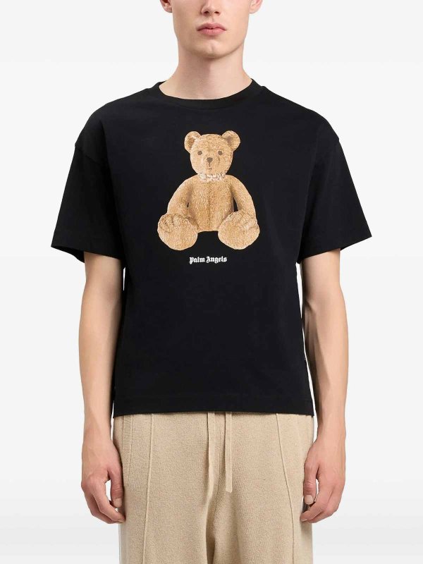 The Best Shops Palm Angels: t-shirts - Bear Regular Tee