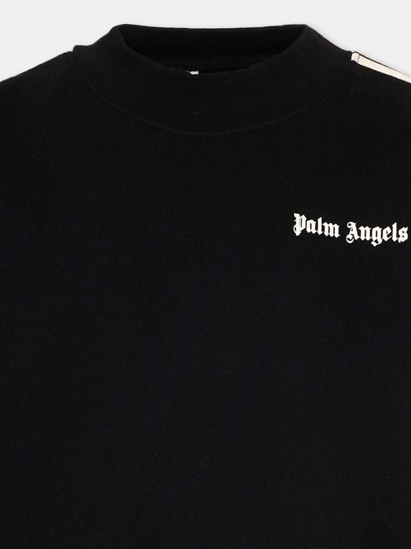 クルーネック - 黒 shop online: Palm Angels