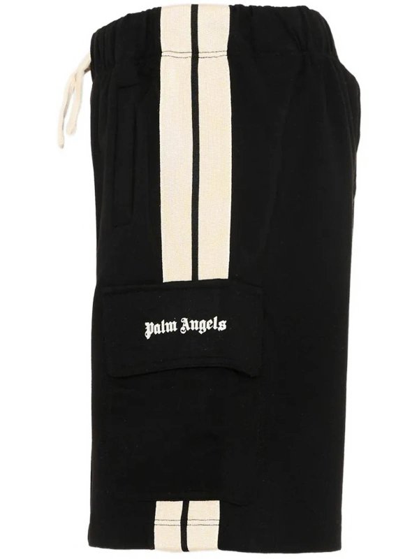 The Best Shops Palm Angels: トラウザーショーツ - ショートパンツ - 黒
