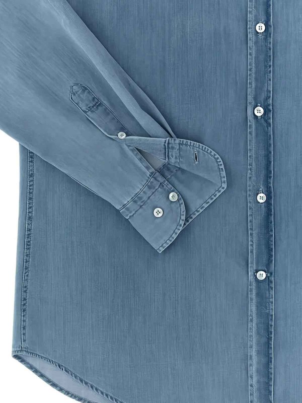 PAUL & SHARK: camicie online - Camicia In Denim