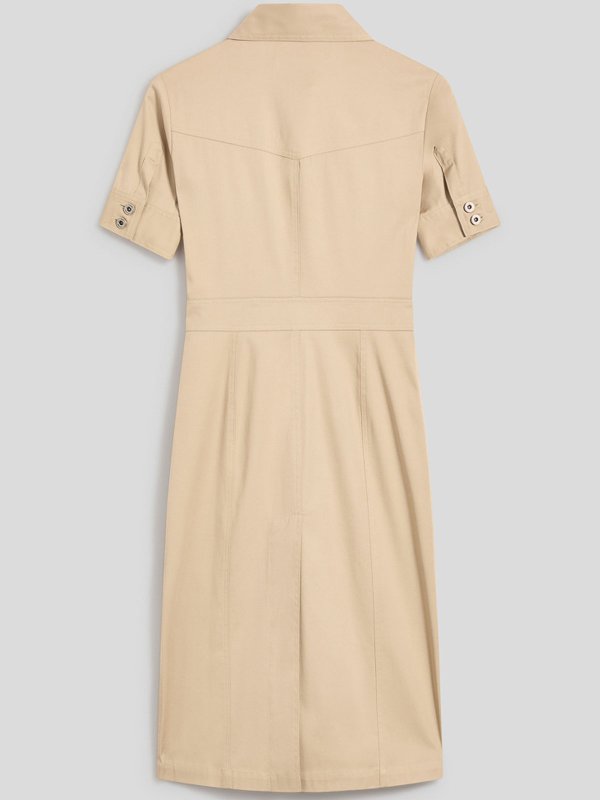 Pence: Knielange Kleider online - Knielanges Kleid - Beige