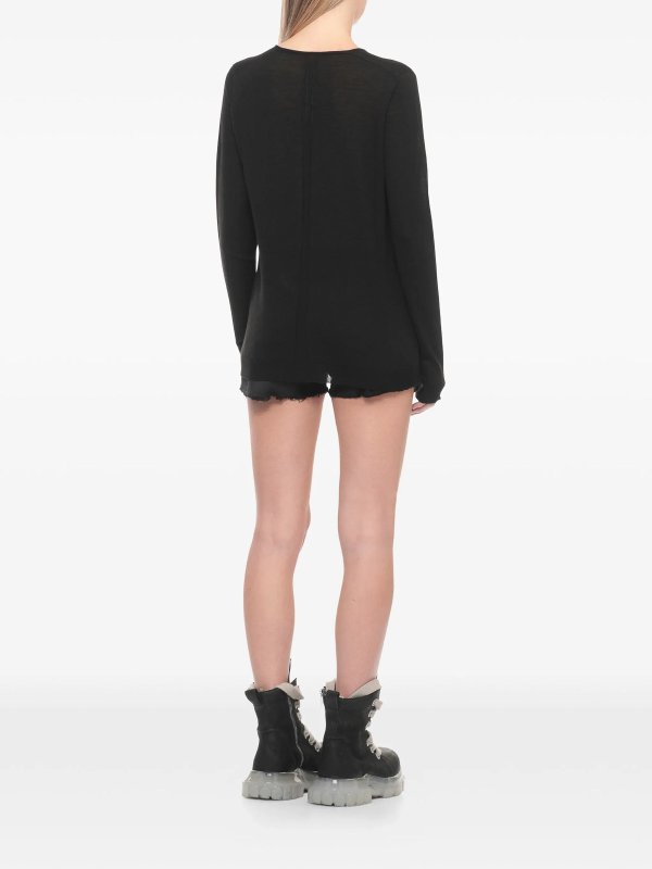 V-Pullover - Schwarz shop online: RICK OWENS