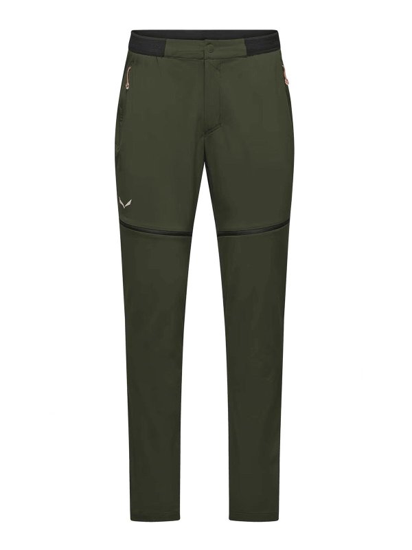 SALEWA: Pantalons casual - Pantalons Décontractés - Vert