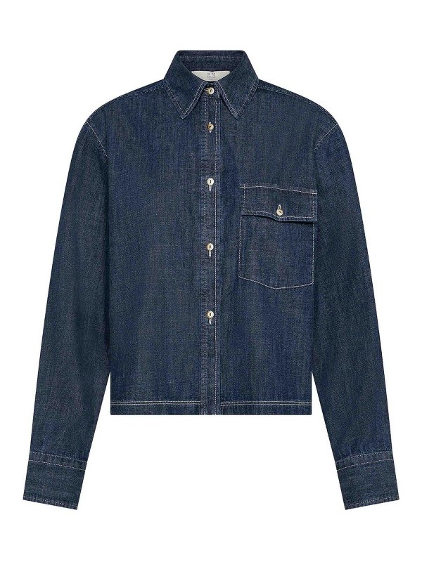 SEVENTY: Chemises - Chemise - Bleu