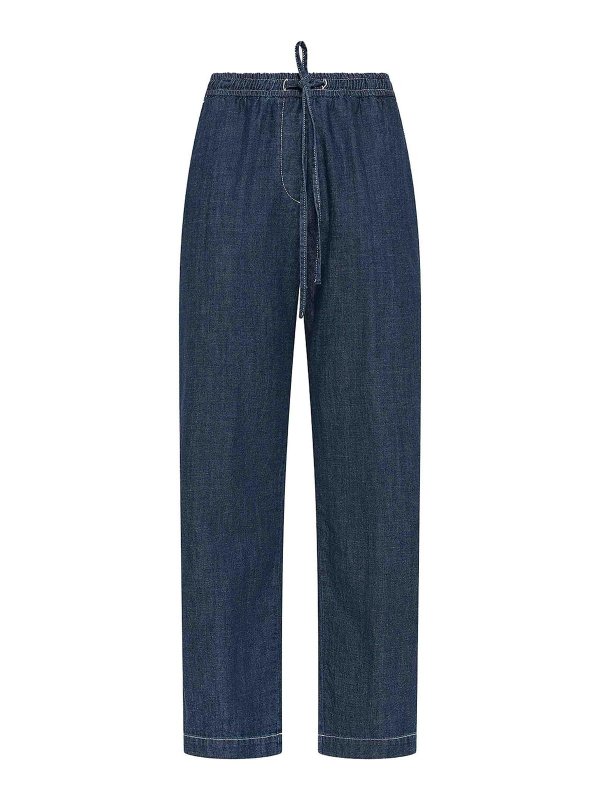 SEVENTY: Casual Hosen - Casual Hose - Blau