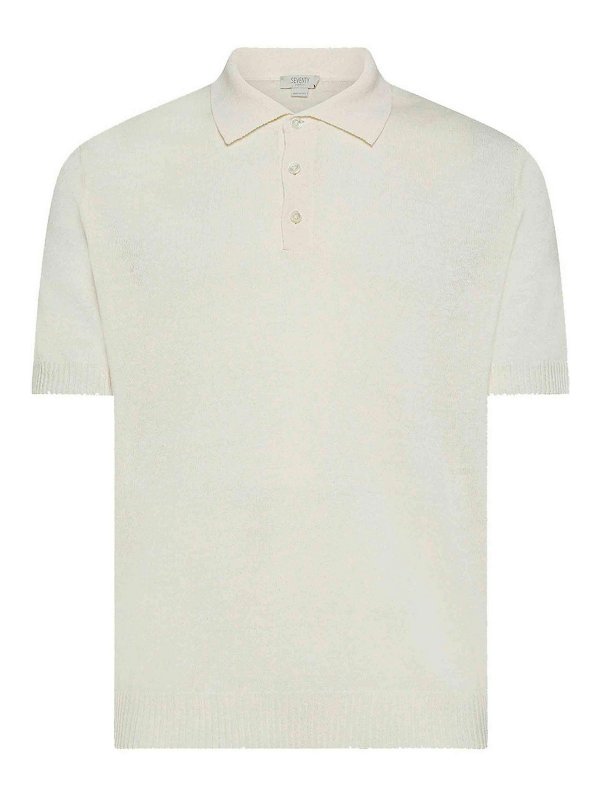 SEVENTY: Poloshirts - Poloshirt - Weiß