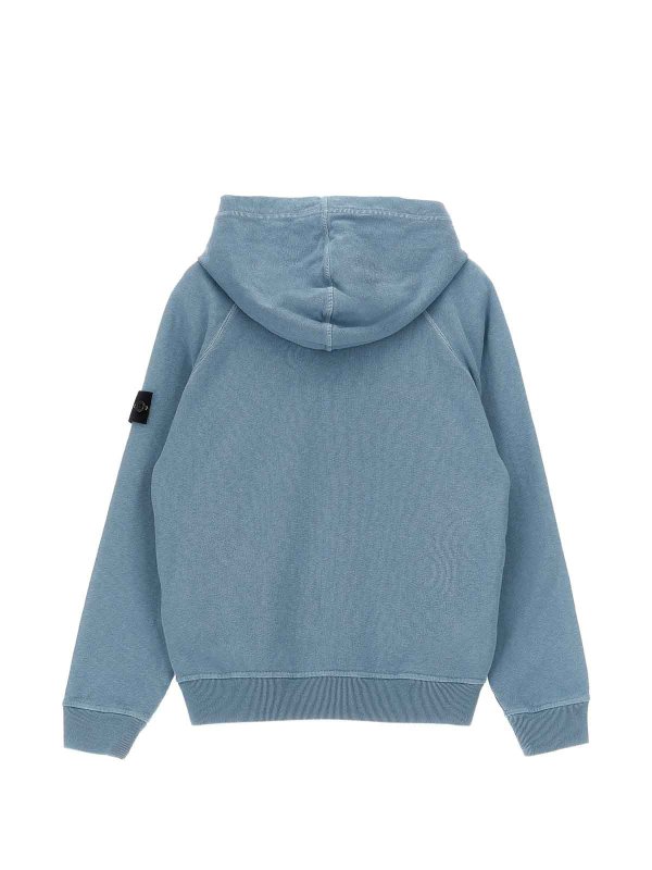Stone Island Junior: Sweatshirts und Pullover online - Sweatshirt - Hellblau