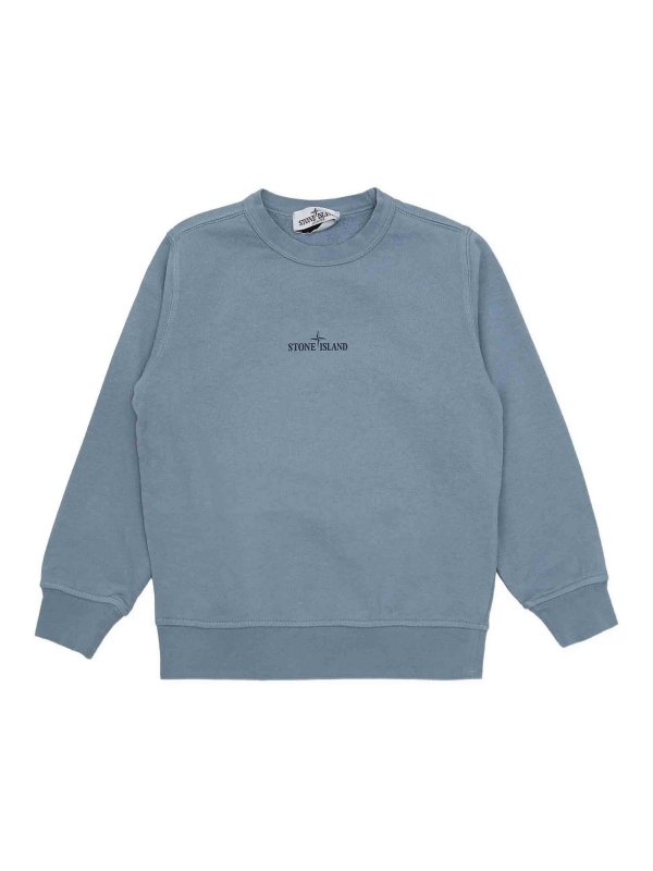 Stone Island Junior: スウェット＆セーター - スウェットシャツ/セーター - ライトブルー