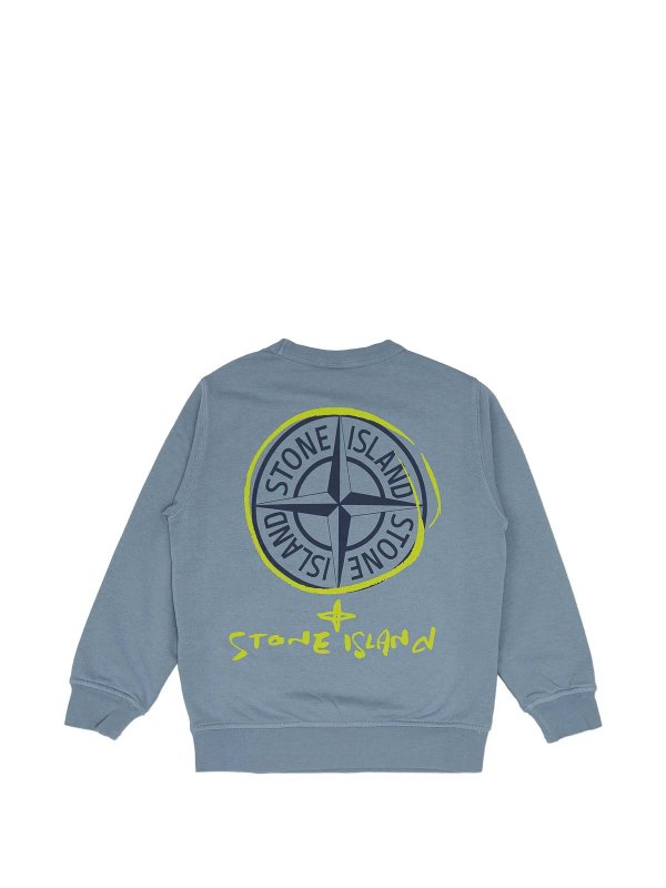 Stone Island Junior: スウェット＆セーター online - スウェットシャツ/セーター - ライトブルー