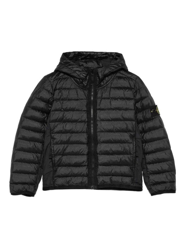 Stone Island Junior: casual jackets - Real Feather Jacket