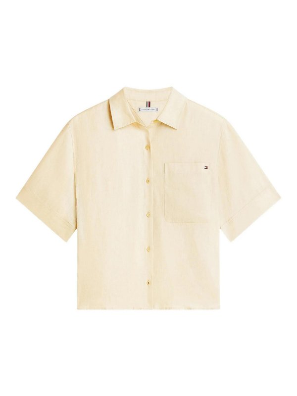 TOMMY HILFIGER: Hemden - Hemd - Hellbeige