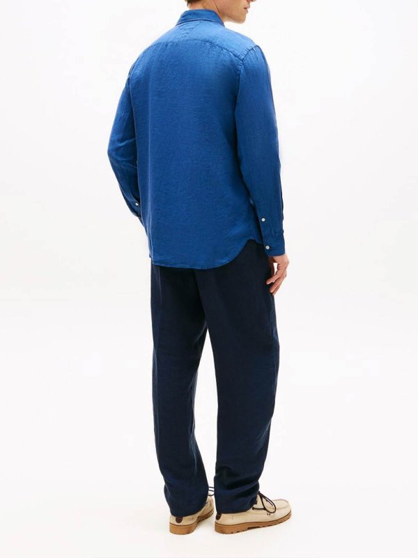 The Best Shops TOMMY HILFIGER: shirts - Dyed Li Solid Rf Shirt