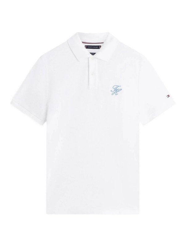 TOMMY HILFIGER: polo shirts - Script Reg Polo