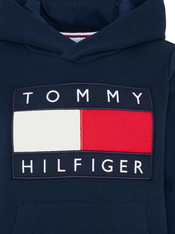 The Best Shops TOMMY HILFIGER: スウェット＆セーター - スウェットシャツ/セーター - ダークブルー