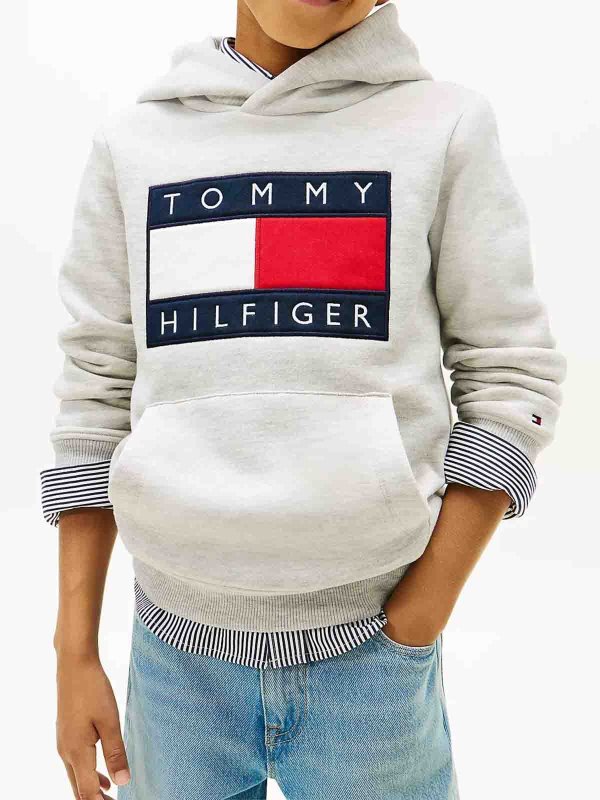 TOMMY HILFIGER: Sudaderas y suéteres online - Sudadera - Gris