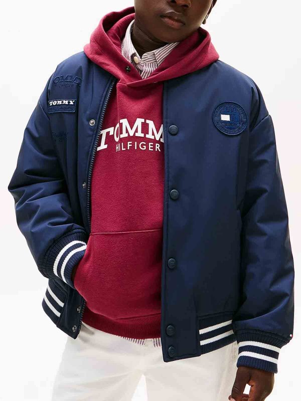 TOMMY HILFIGER: ボンバージャケット online - ボンバージャケット - ダークブルー