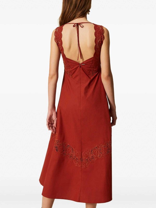 The Best Shops TWINSET: Maxi robe - Maxi Robe - Marron