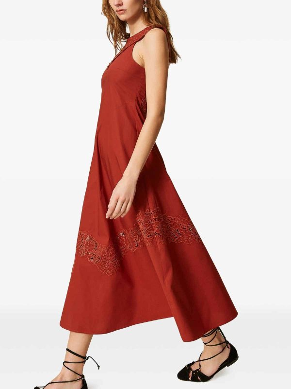 Maxi Robe - Marron shop online: TWINSET