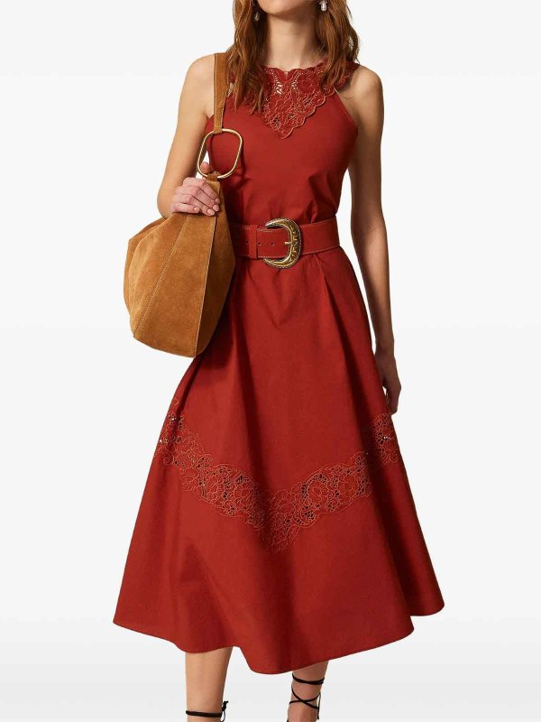 TWINSET buy online Maxi Robe - Marron