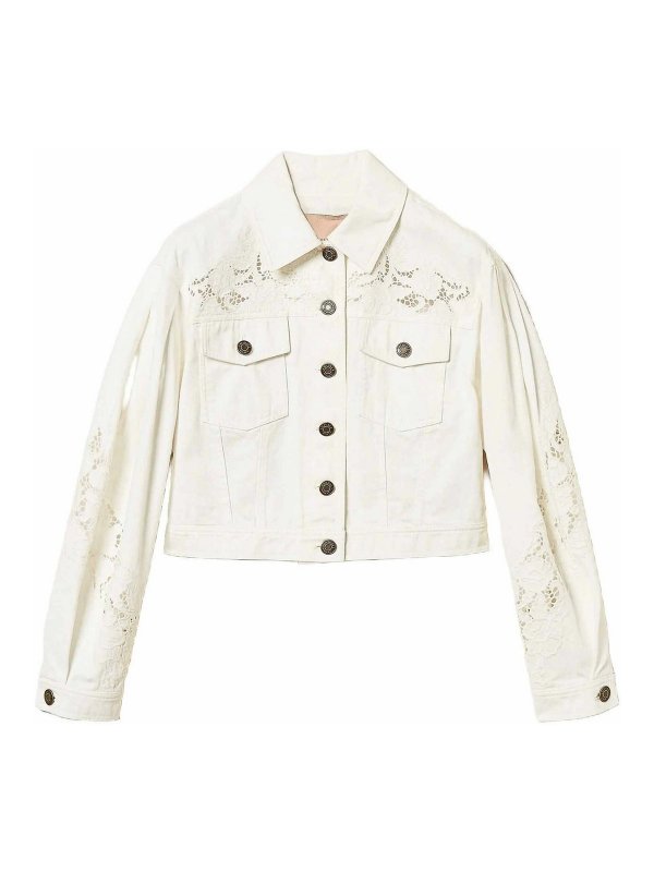 TWINSET: Blazer - Blazer - Creme