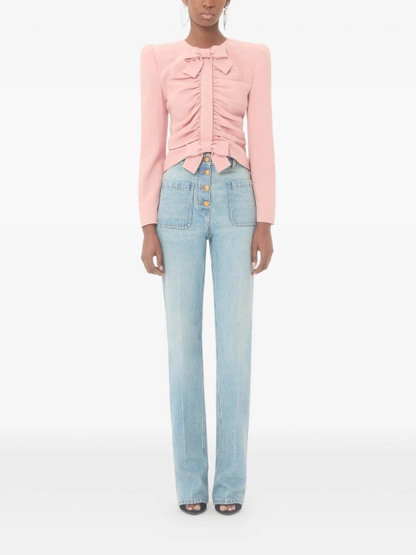 VALENTINO GARAVANI: ストレートジーンズ online - ストレートジーンズ - ブルー