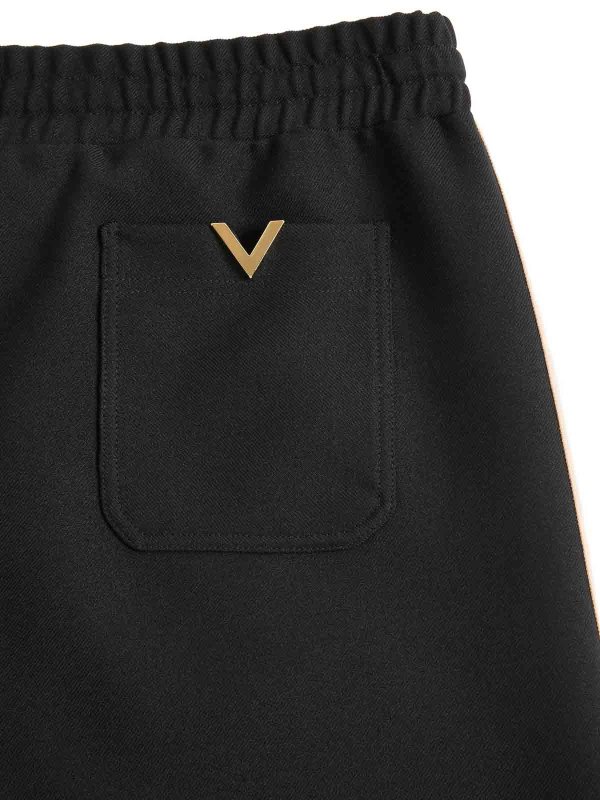 The Best Shops VALENTINO GARAVANI: カジュアルパンツ - 黒