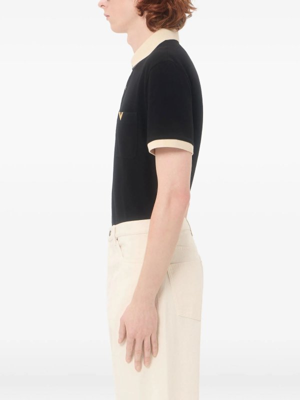 ポロシャツ - 黒 shop online: VALENTINO GARAVANI