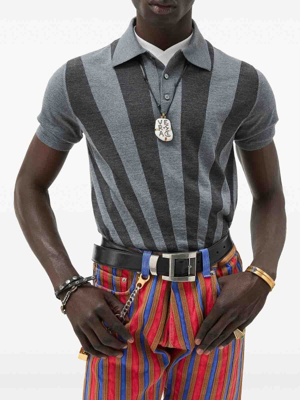 The Best Shops VERSACE: Polos  - Polo - Gris