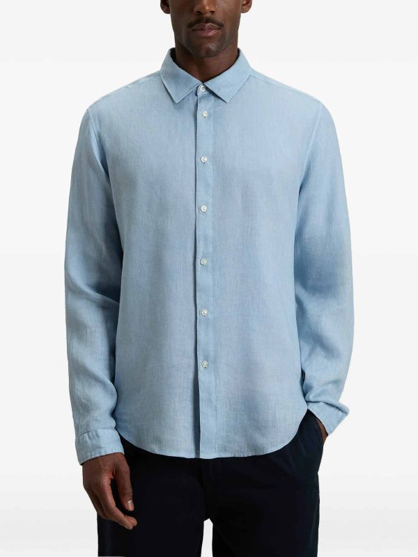 The Best Shops WOOLRICH: camicie - Camicia di lino