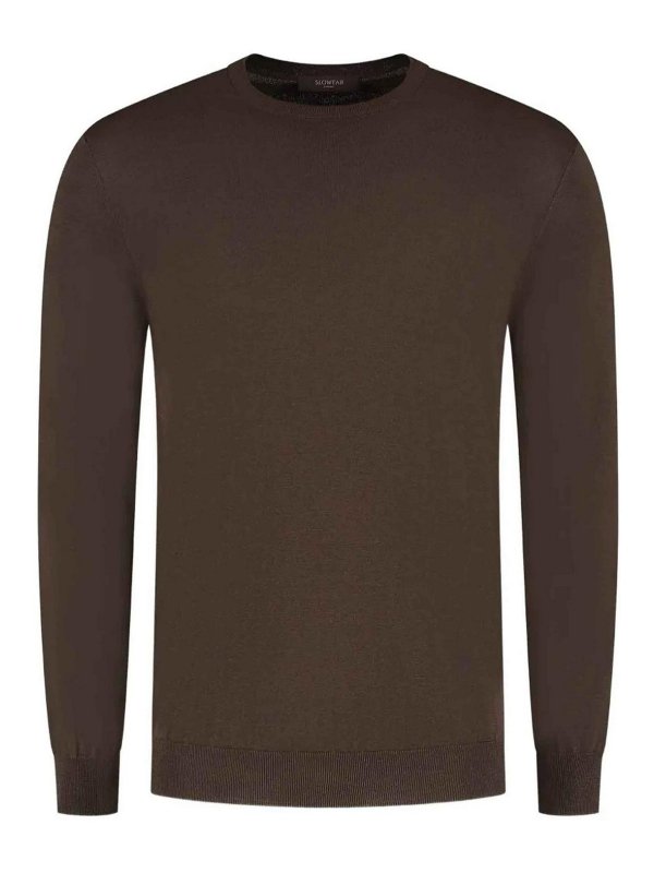 ZANONE: Suéteres con cuello pico - Suéter Cuello Redondo - Negro