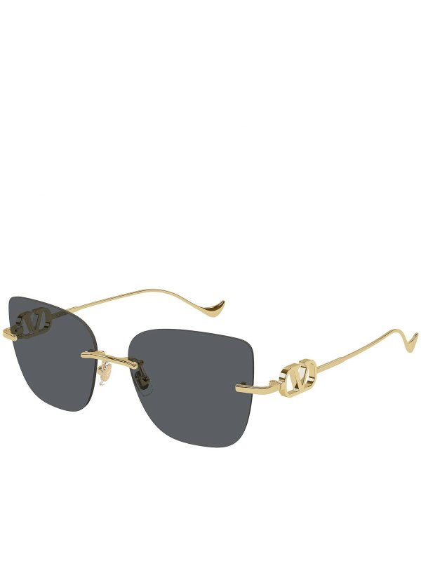 VALENTINO GARAVANI: 眼鏡 online - 眼鏡 - 黒