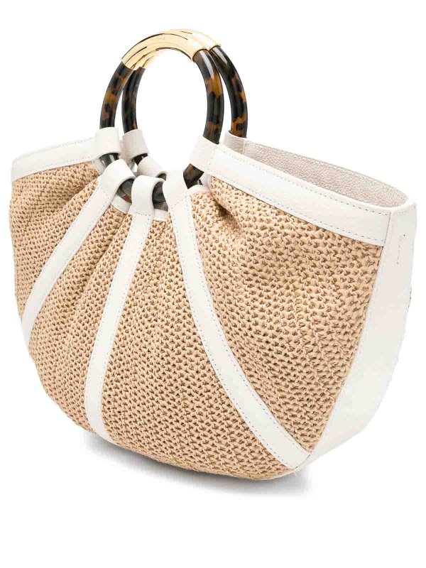 The Best Shops COCCINELLE: totes bags - Shell Straw