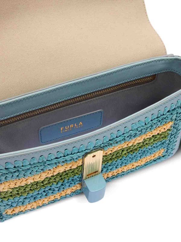 The Best Shops FURLA: Umhängetaschen - Umhängetasche - Hellblau