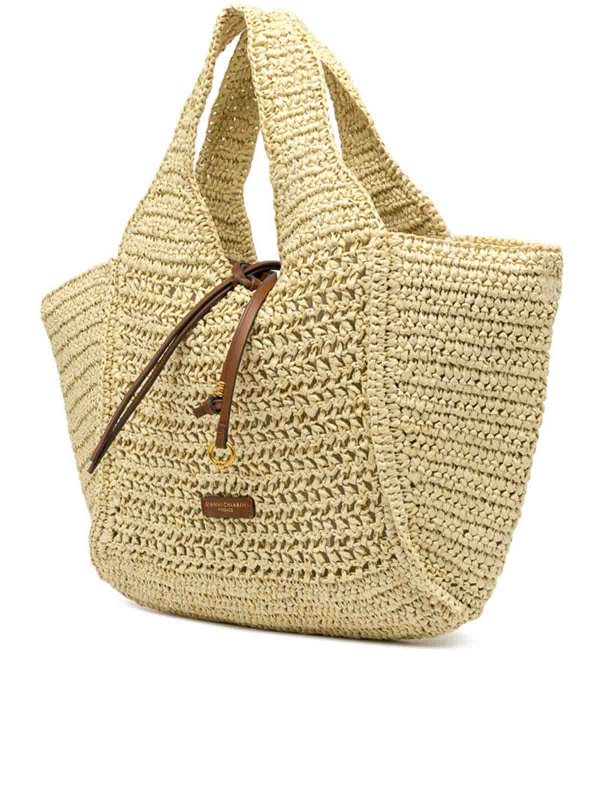 トートバッグ - ベージュ shop online: GIANNI CHIARINI