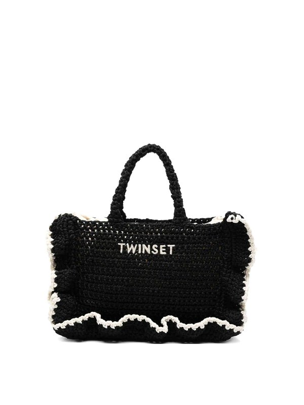 TWINSET: Handtaschen - Shopper - Schwarz