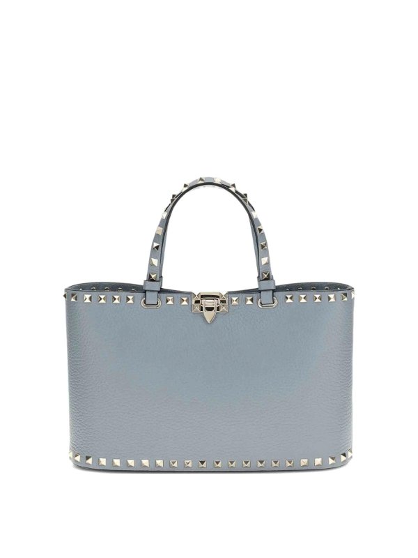 VALENTINO GARAVANI: トートバッグ - トートバッグ - ライトブルー