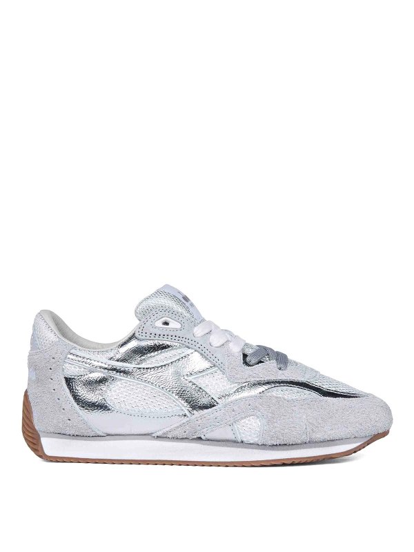 Diadora Heritage: Chaussures de sport - Baskets - Argent