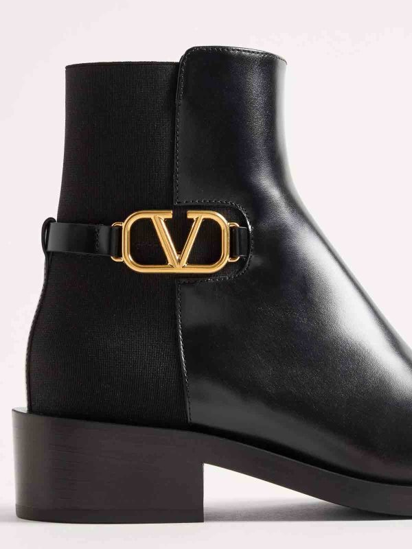 The Best Shops VALENTINO GARAVANI: アンクルブーツ - 黒
