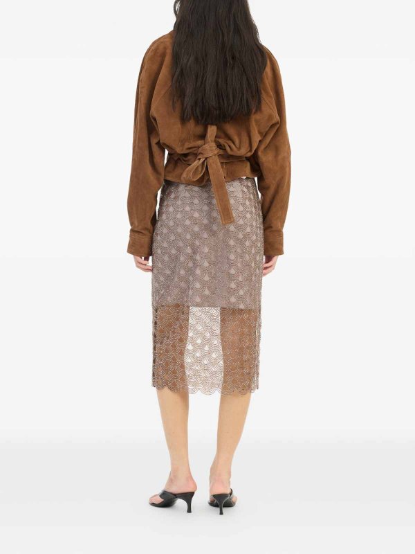 The Best Shops ROTATE Birger Christensen: Midirock - Grau