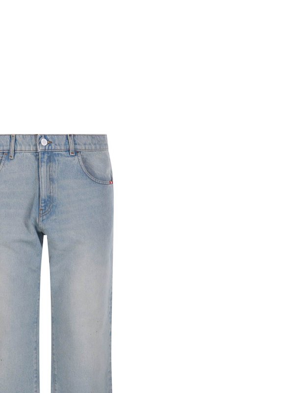 Straight Leg Jeans - Blau shop online: AMISH