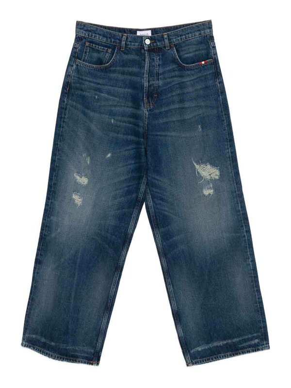 AMISH: jeans dritti, a sigaretta - Jeans Huge Con Strappi