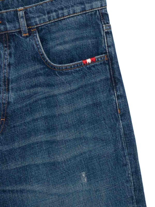 The Best Shops AMISH: jeans dritti, a sigaretta - Jeans Huge Con Strappi