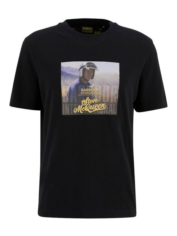 BARBOUR: T-shirts - T-Shirt - Schwarz