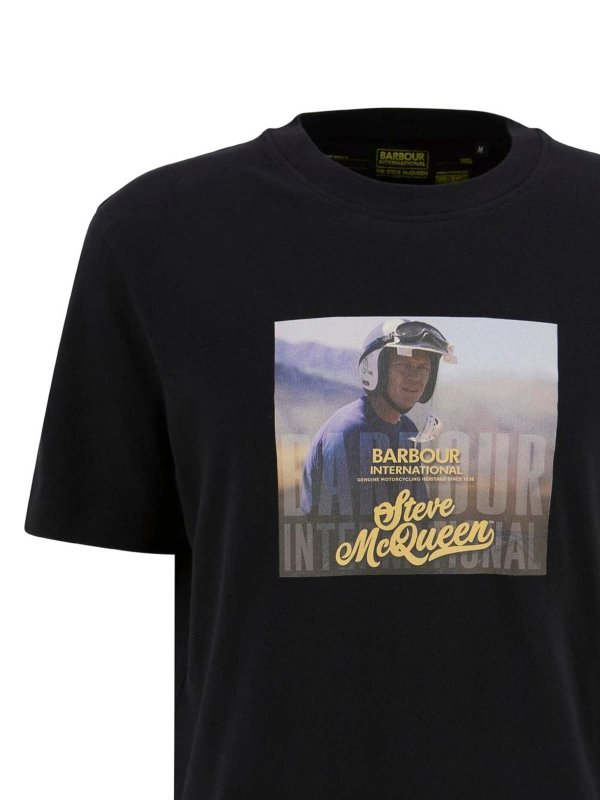 BARBOUR: T-shirts online - T-Shirt - Schwarz