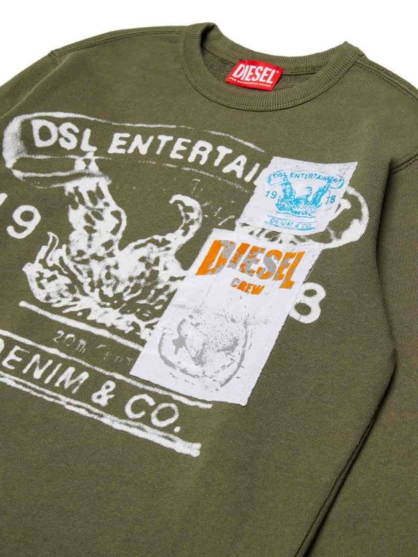 The Best Shops DIESEL: スウェット＆セーター - スウェットシャツ/セーター - 緑