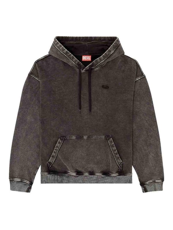 DIESEL: Sweatshirts und Pullover - Sweatshirt - Grau