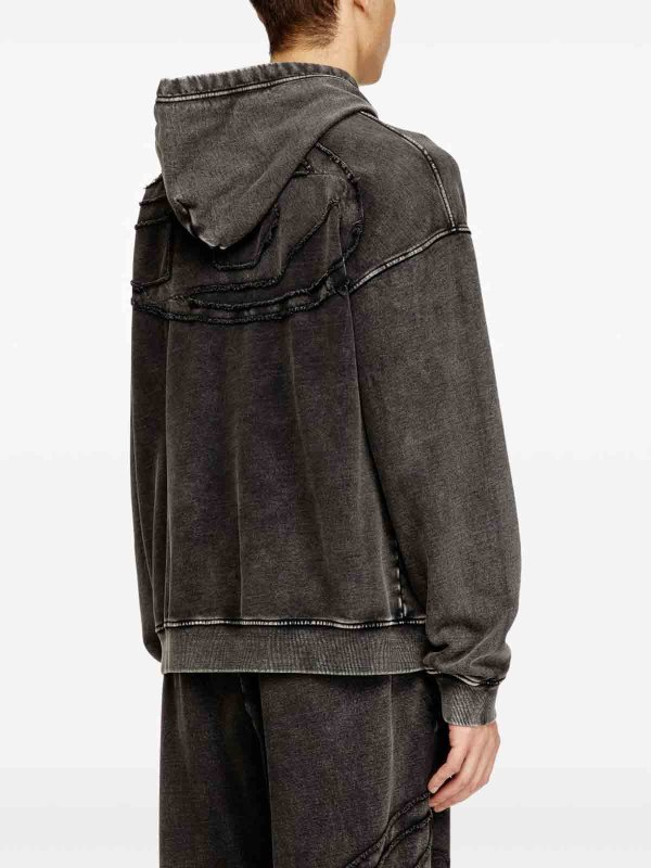 DIESEL: Sweatshirts und Pullover online - Sweatshirt - Grau