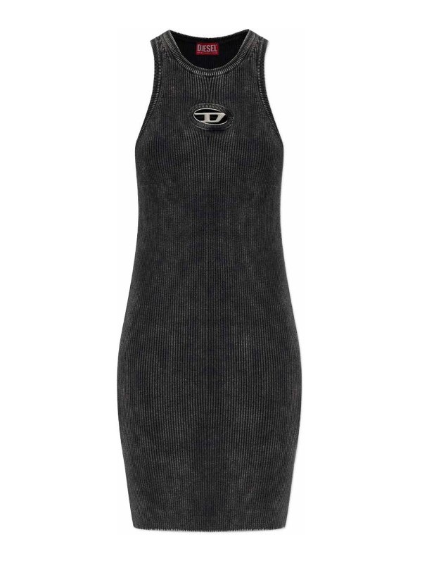 DIESEL: ショートドレス - ショートドレス - グレー