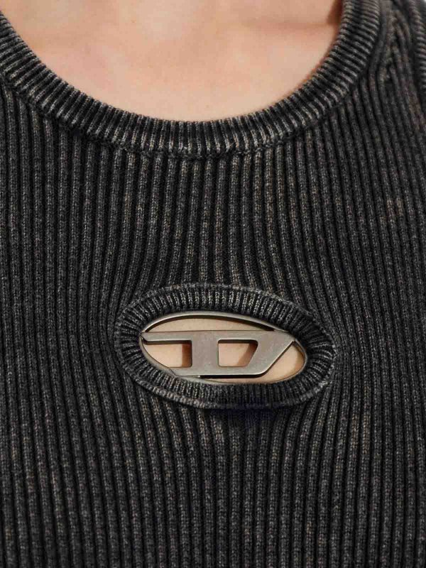 DIESEL: ショートドレス online - ショートドレス - グレー