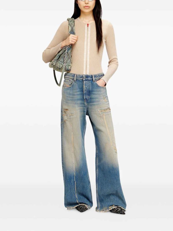 The Best Shops DIESEL: Straight Leg Jeans - Straight Leg Jeans - Blau